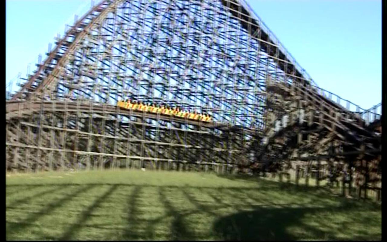 The Bush Beast roller coaster