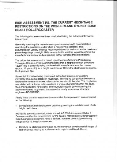 Bush Beast Height Restriction Risk Assessment (2)