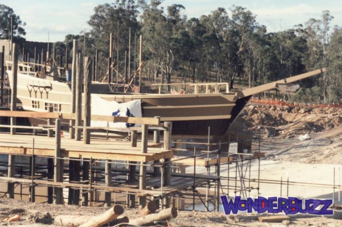 Tall Ship Construction — construction, April 1985 (3)