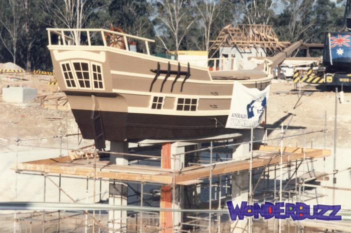 Tall Ship Construction — construction, April 1985 (2)