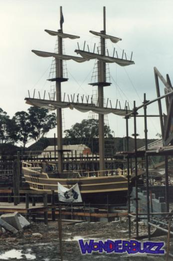 Tall Ship Construction — construction, April 1985 (1)